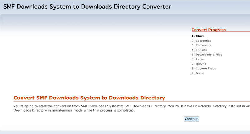 Convert from other downloads system!